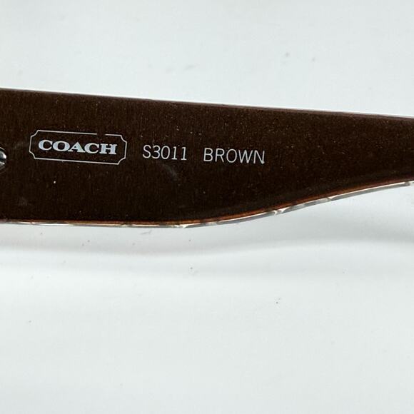 Coach Eyeglasses Frame S3011 Brown 55 16 120 Full Rim H19570 - Picture 6 of 7